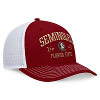 Men's Top of the World Garnet Florida State Seminoles Carson Trucker Adjustable Hat