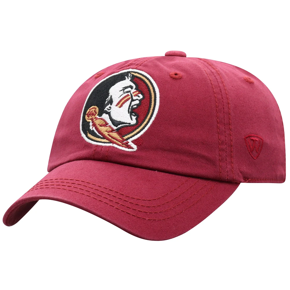 Men's Top of the World  Garnet Florida State Seminoles Champ Washed Adjustable Hat