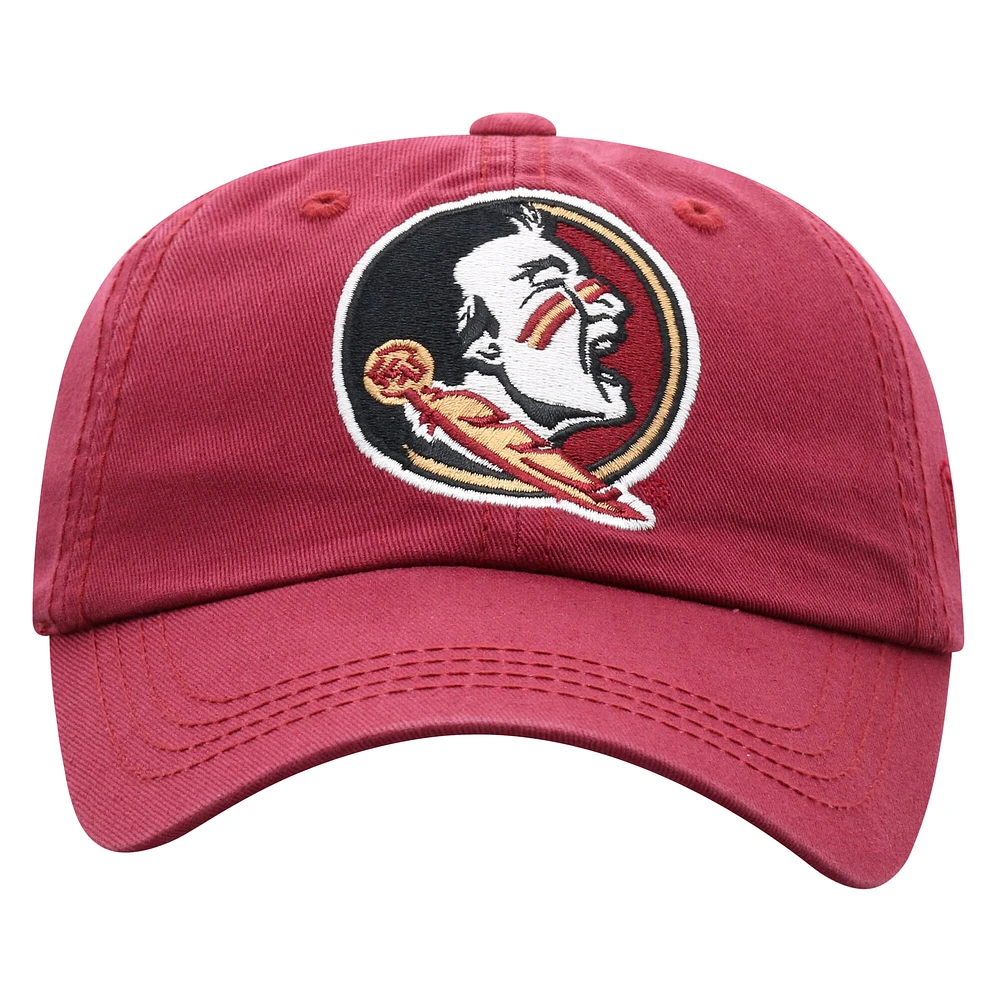 Men's Top of the World  Garnet Florida State Seminoles Champ Washed Adjustable Hat