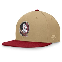 Men's Top of the World Gold/Garnet Florida State Seminoles Rally Two-Tone Fitted Hat