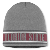 Bonnet tricoté Jace gris Top of the World pour homme des Florida State Seminoles