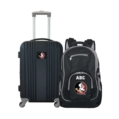 Florida State Seminoles MOJO Personalized Premium 2-Piece Backpack & Carry-On Set
