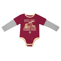 Newborn & Infant Colosseum Garnet Florida State Seminoles Next Stop Long Sleeve Bodysuit