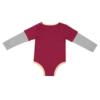 Newborn & Infant Colosseum Garnet Florida State Seminoles Next Stop Long Sleeve Bodysuit