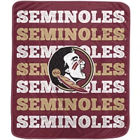 Couverture en peluche avec logo Pegasus Florida State Seminoles 60'' x 70''