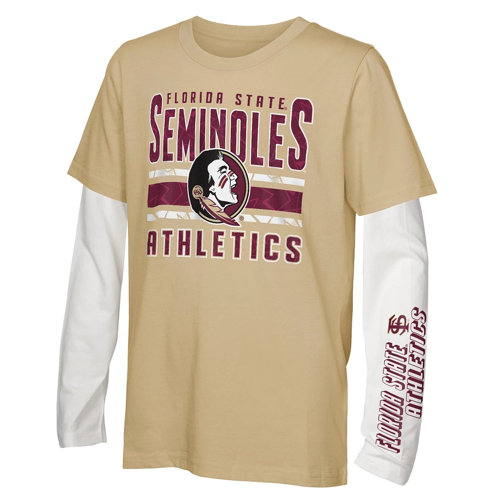 Ensemble de t-shirts the Mix pour enfants d'âge préscolaire Garnet Florida State Seminoles