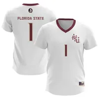 Men's Nike #1 White Florida State Seminoles Game Football Jersey