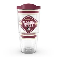 Tervis Séminoles de l'État de Floride 24 oz. Premier gobelet classique à cordes