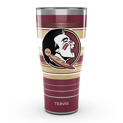 Tervis Séminoles de l'État de Floride 30oz. Gobelet en acier inoxydable à rayures Hype