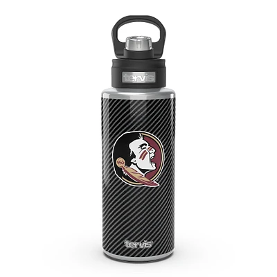 Tervis Séminoles de l'État de Floride 32 oz. Bouteille d'eau à large goulot en fibre de carbone