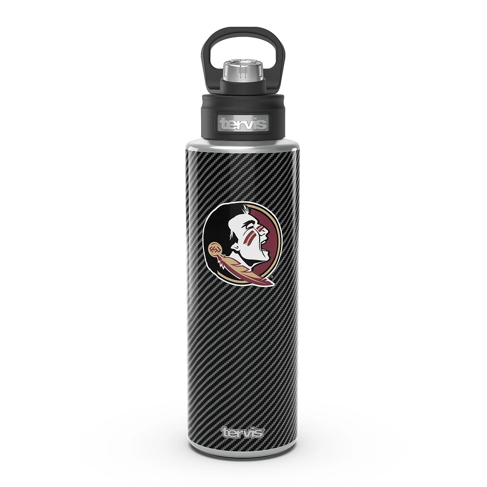 Tervis Florida State Seminoles 40oz. Carbon Fiber Wide Mouth Water Bottle