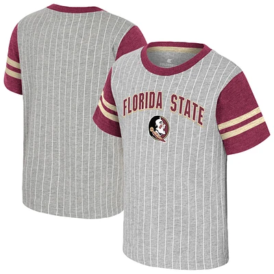 T-shirt Airball gris chiné pour tout-petits Colosseum Florida State Seminoles