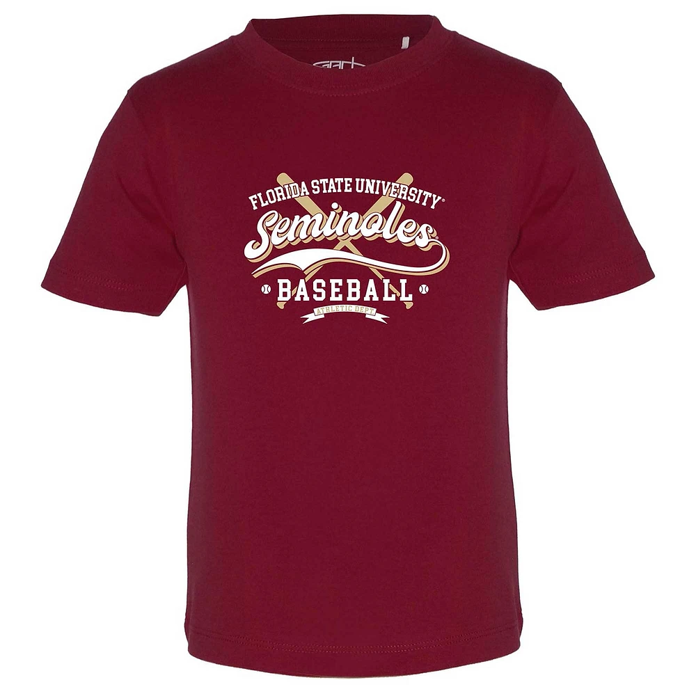 Toddler Garb Garnet Florida State Seminoles Toni Baseball T-Shirt