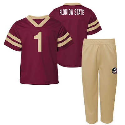 Ensemble maillot et pantalon deux pièces Red Zone Florida State Seminoles pour tout-petits