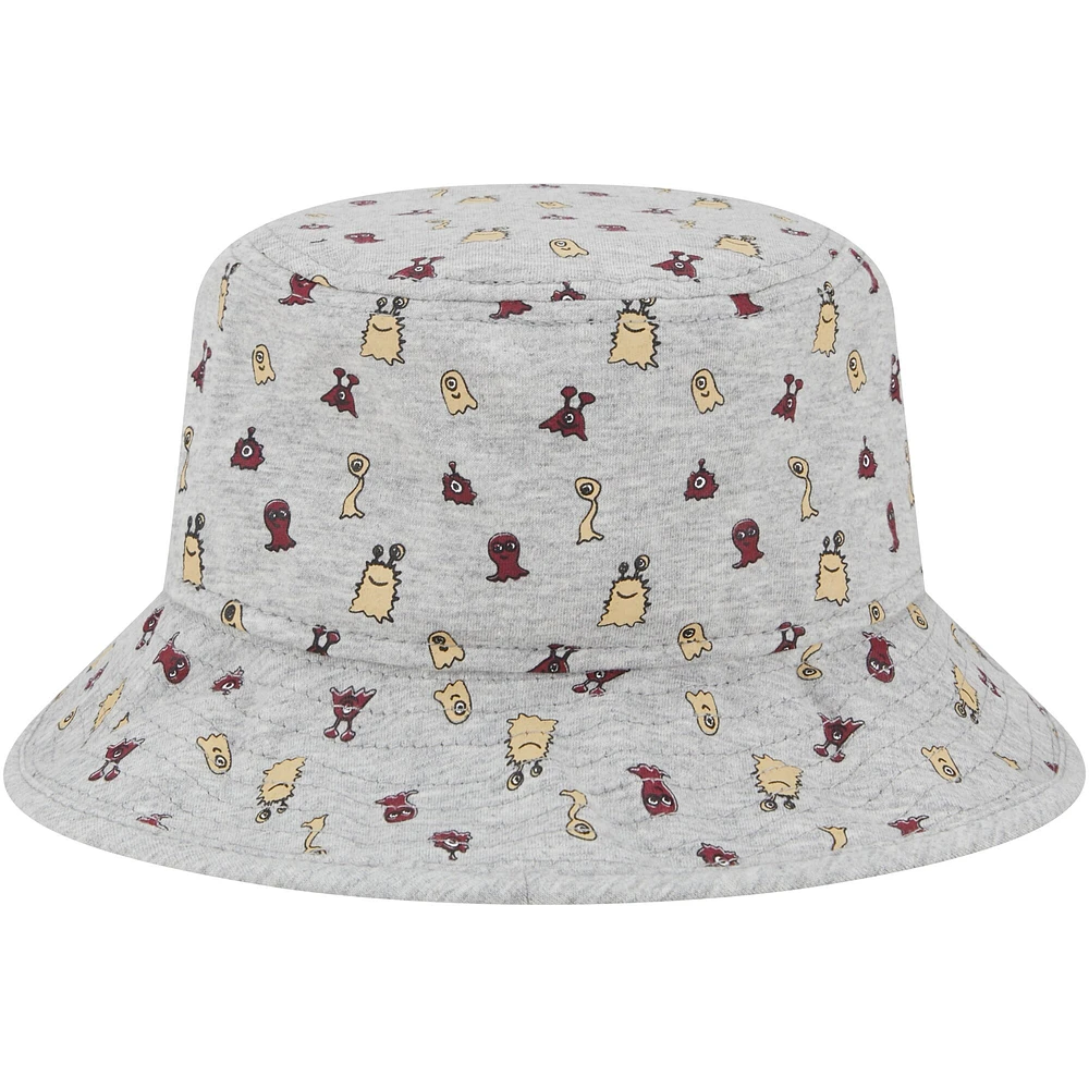 Toddler New Era  Heather Gray Florida State Seminoles Critter Bucket Hat