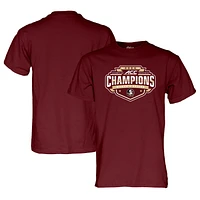 T-shirt unisexe bleu 84 grenat Florida State Seminoles Champions du tournoi de soccer féminin ACC 2024