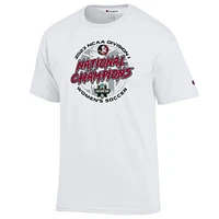 Unisex Champion  White Florida State Seminoles 2023 NCAA Women's Soccer National Champions Locker Room T-Shirt