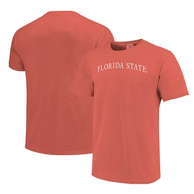 T-shirt unisexe corail Florida State Seminoles Comfort Colors Fashion Color Arch