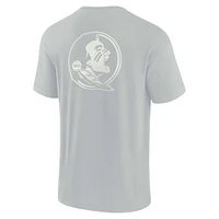 Unisex Fanatics Gray Florida State Seminoles Elements Super Soft Short Sleeve T-Shirt