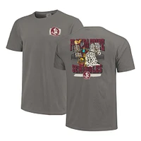 Unisex Gray Florida State Seminoles Hyper Local Oceola & Renegade Stadium T-Shirt