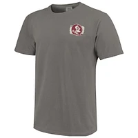 Unisex Gray Florida State Seminoles Hyper Local Oceola & Renegade Stadium T-Shirt