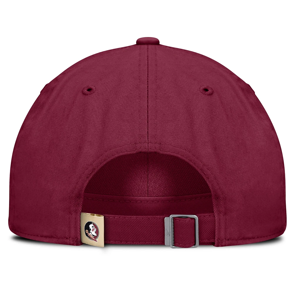 Unisex Nike Garnet Florida State Seminoles Local Club Adjustable Hat