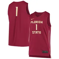 #1 Florida State Seminoles Nike Unisex Replica Basketball Jersey - Garnet