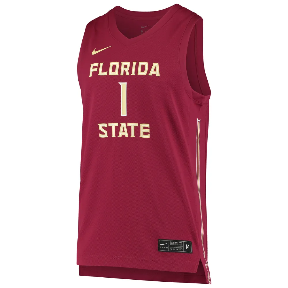 Unisex Nike #1 Garnet Florida State Seminoles Replica Basketball Jersey