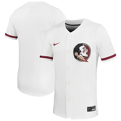 Maillot de softball réplique unisexe Nike blanc des Florida State Seminoles