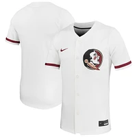 Maillot de softball réplique unisexe Nike blanc des Florida State Seminoles
