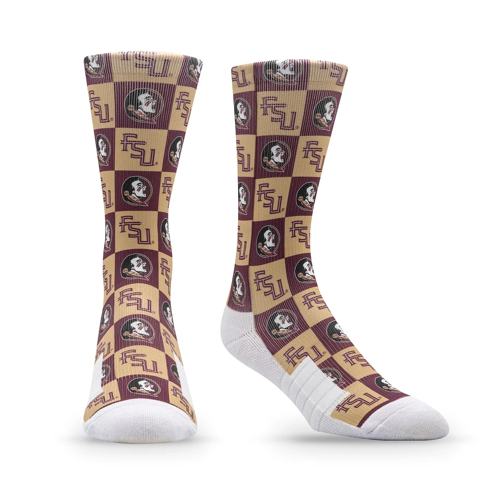 Unisex Strideline Florida State Seminoles Premium 70's Bedding Crew Socks