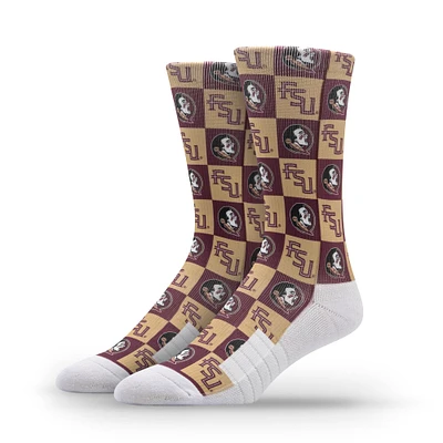 Unisex Strideline Florida State Seminoles Premium 70's Bedding Crew Socks