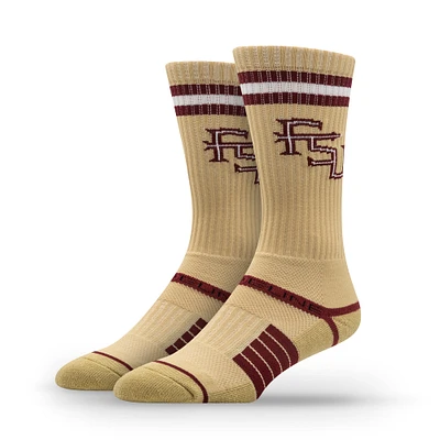 Chaussettes unisexes Strideline Premium avec logo de fan des Florida State Seminoles