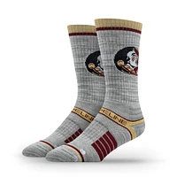 Chaussettes unisexes en tricot de laine de qualité supérieure Strideline Florida State Seminoles