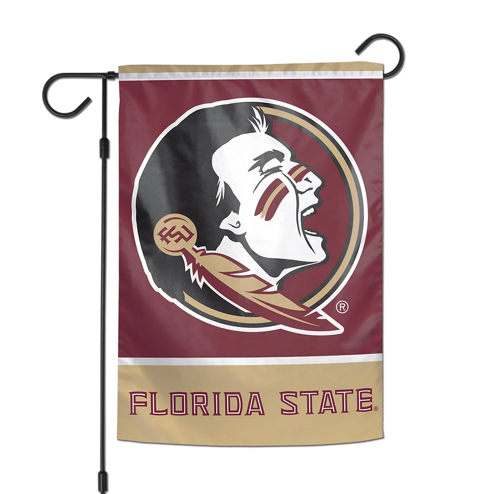 WinCraft Florida State Seminoles 12" x 18" Drapeau de jardin recto-verso