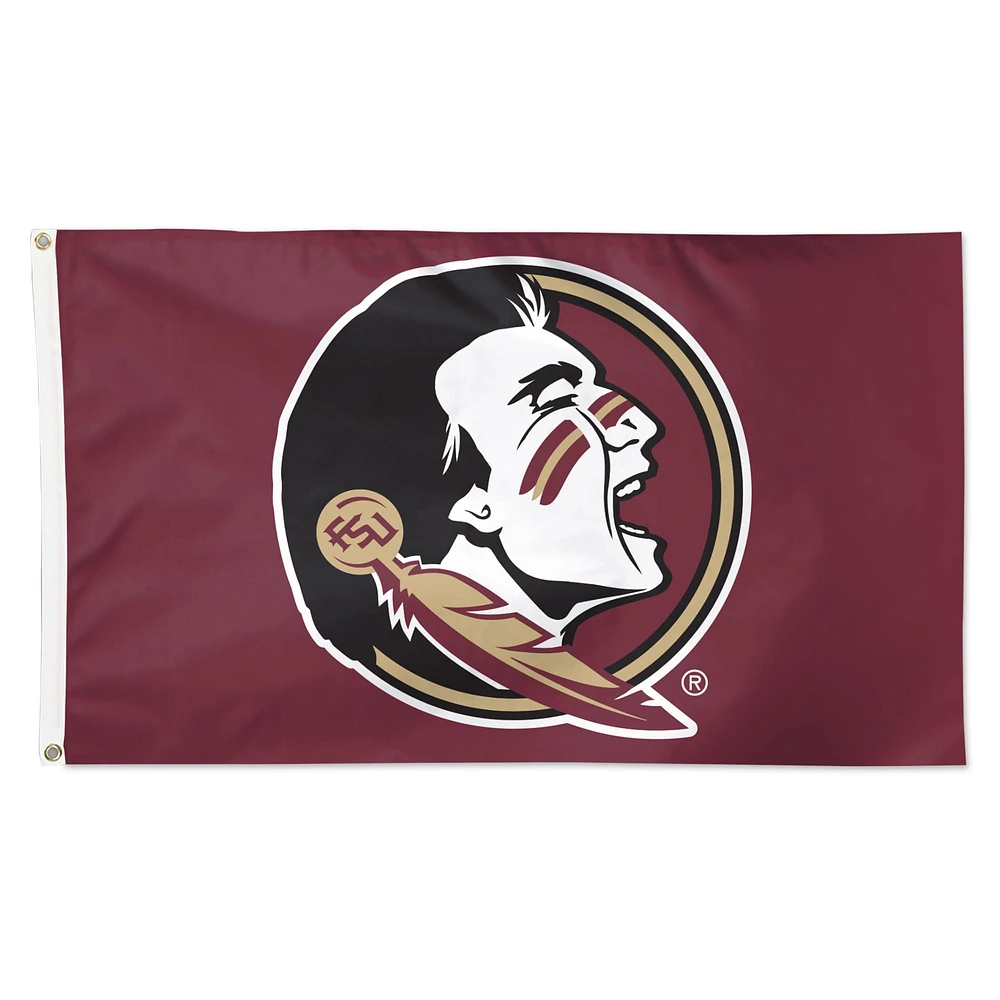 WinCraft Florida State Seminoles 3' x 5' Drapeau simple face avec logo principal