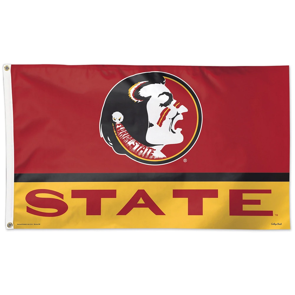 WinCraft Florida State Seminoles 3' x 5' Vault Drapeau unilatéral