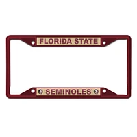 WinCraft Florida State Seminoles Cadre de plaque d'immatriculation couleur chrome