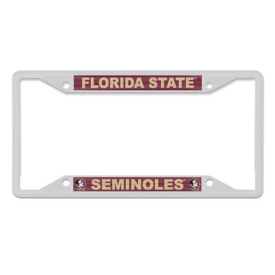 WinCraft Florida State Seminoles Cadre de plaque d'immatriculation couleur chrome