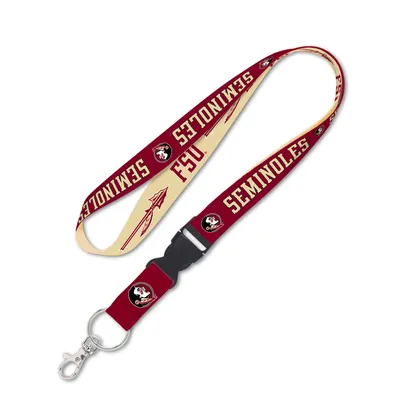 Florida State Seminoles WinCraft Reversible Lanyard with Detachable Buckle - Garnet