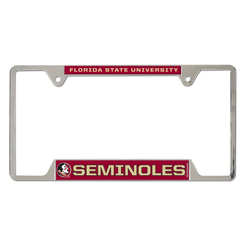 WinCraft Florida State Seminoles Cadre de plaque d'immatriculation en métal