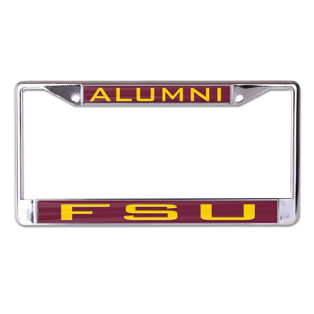 Cadre de plaque d'immatriculation WinCraft Florida State Seminoles S/L Alumni