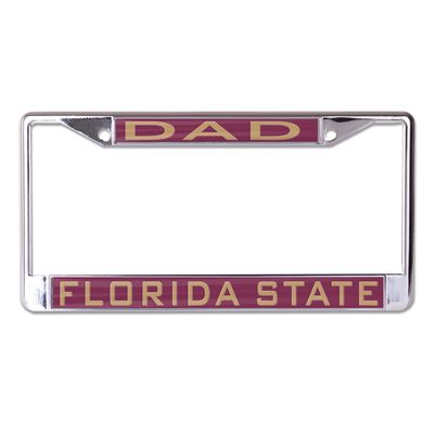 WinCraft Florida State Seminoles S/L Dad License Plate Frame