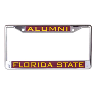 WinCraft Florida State Seminoles S/L Nom de l'école Alumni Cadre de plaque d'immatriculation