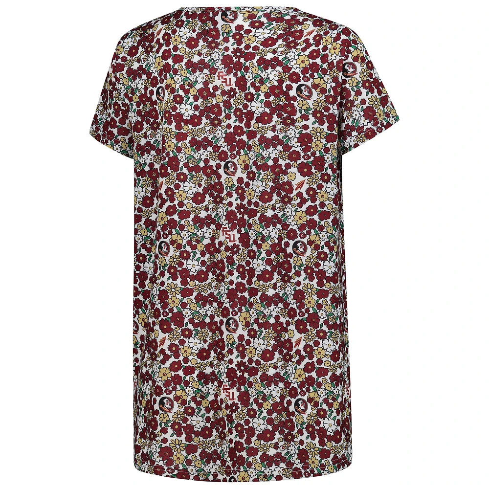 Women's Smith & Quinn Garnet Florida State Seminoles Blake V-Neck T-Shirt