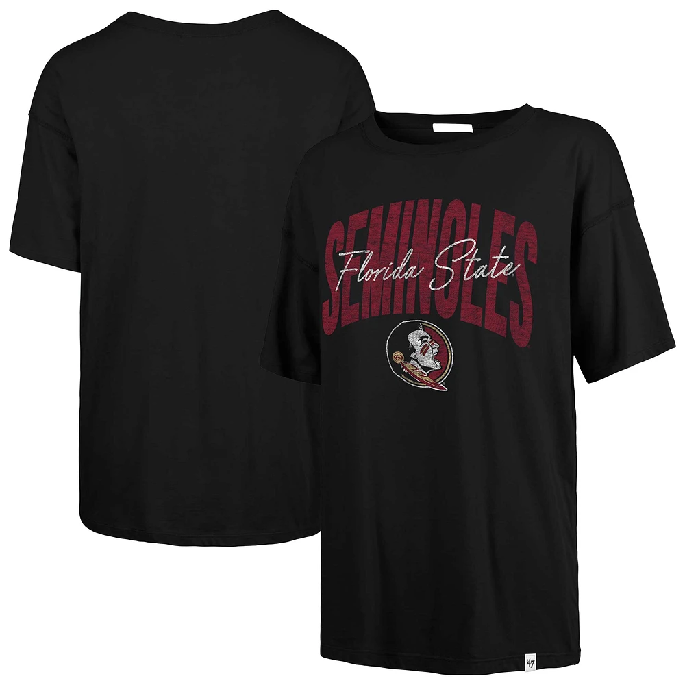 T-shirt noir pour femme « 47 » Muse Sadie des Florida State Seminoles