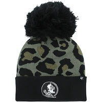 Women's '47 Hunter Green Florida State Seminoles Bagheera Cuffed Knit Hat with Pom