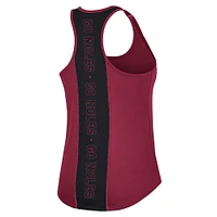 Colosseum Garnet Florida State Seminoles 10 Days Racerback Neck Tank Top pour femmes