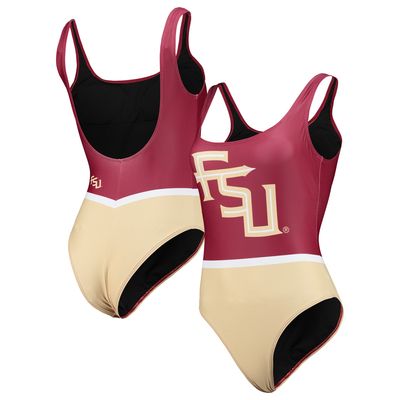 Women's FOCO Garnet Florida State Seminoles One-Piece Bathing Suit