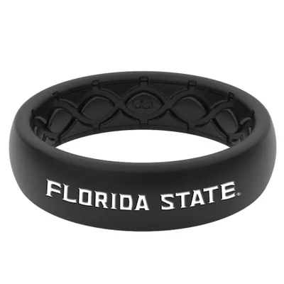 Florida State Seminoles Groove Life Women's Thin Ring - Black